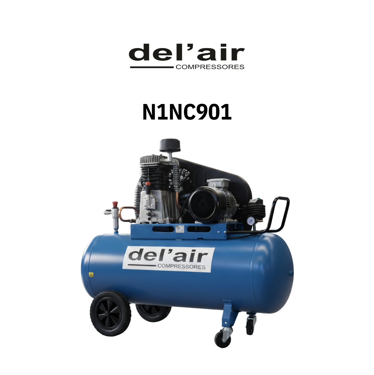 Compressor de transmissão por correias 270L Trifásico biestágio NS59S