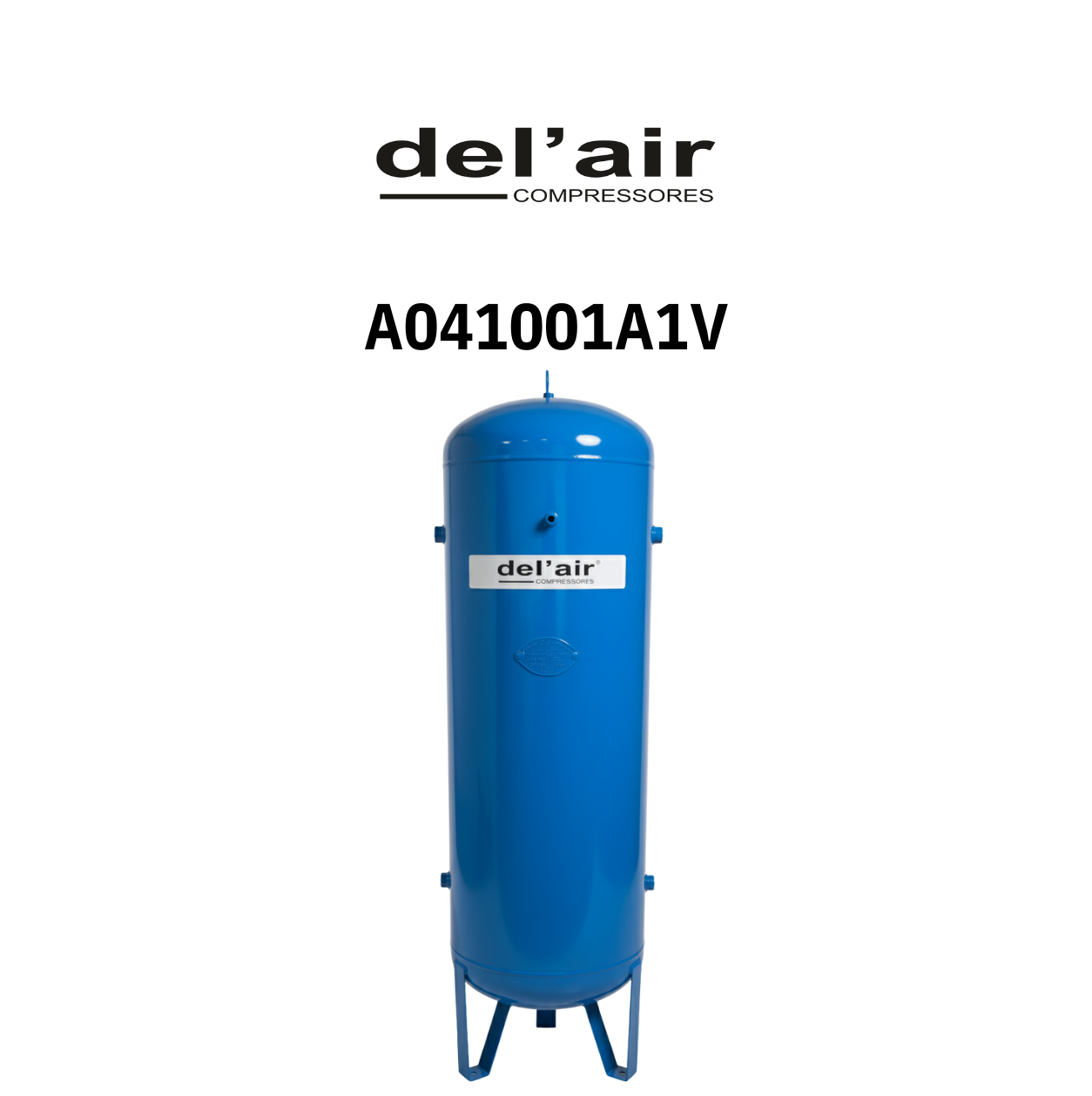 Depósito de Ar Comprimido Vertical DEL'AIR 900L 11BAR