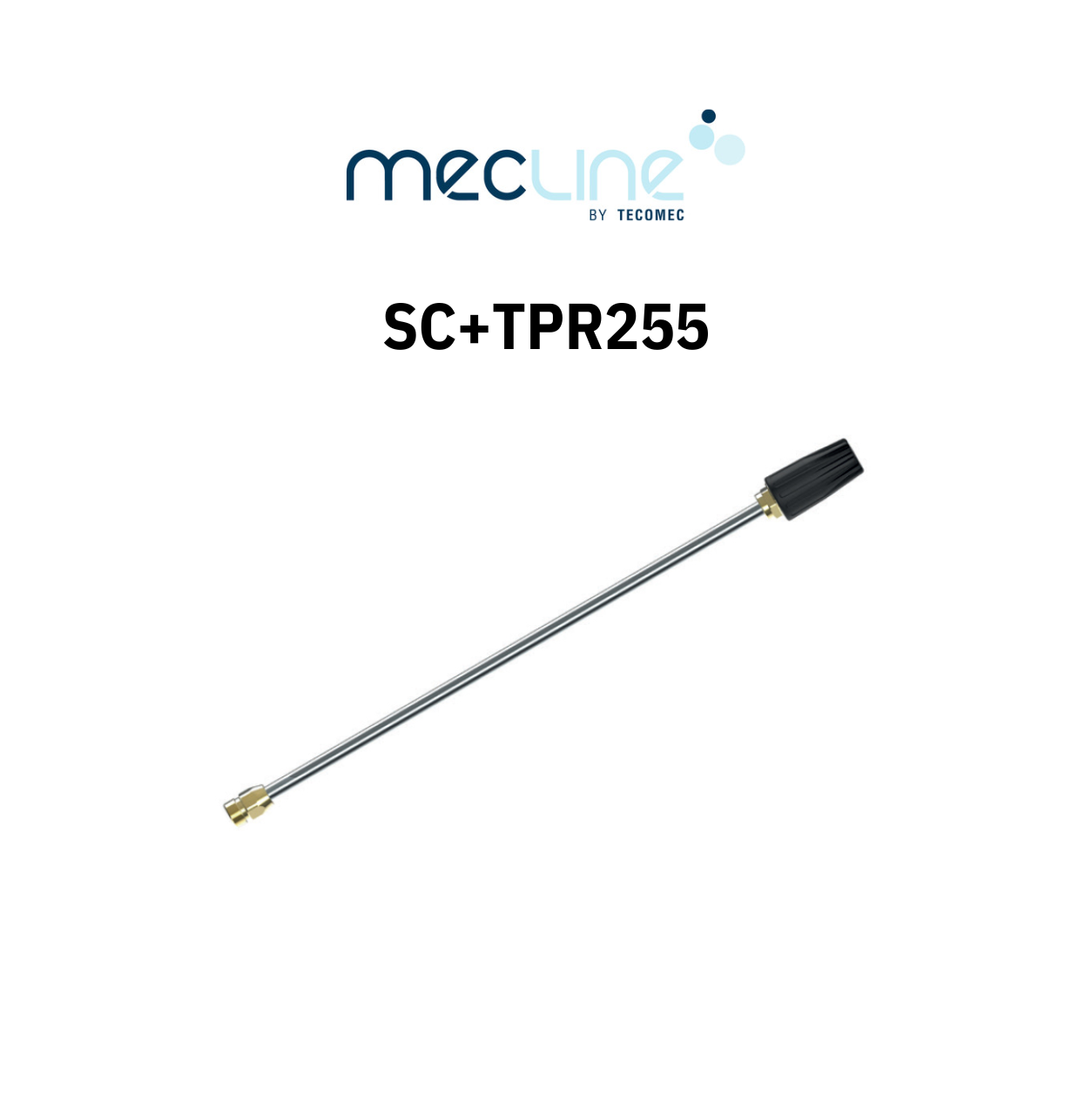 Lança para máquinas de lavar à pressão com água fria ou quente Mecline SC+TPR255