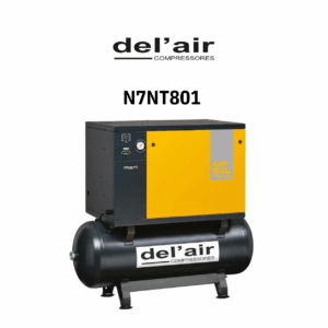 Compressor DEL'AIR AIRSIL com depósito 7.5 hp