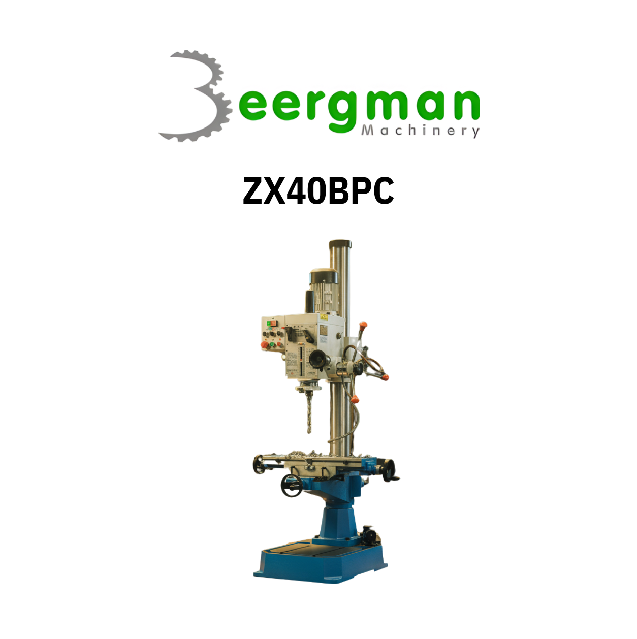 Engenho de Furar e Roscar Coluna Alta Beergman – ZX40BPC