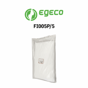 Pack 5 filtros de polyester para aspiradores EGECO