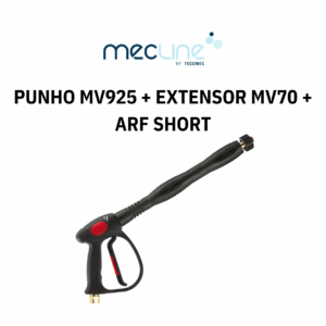 Mecline by Tecomec – Pistola Alta Pressão MV925 + EXTEN. MV70 + ARF SHORT