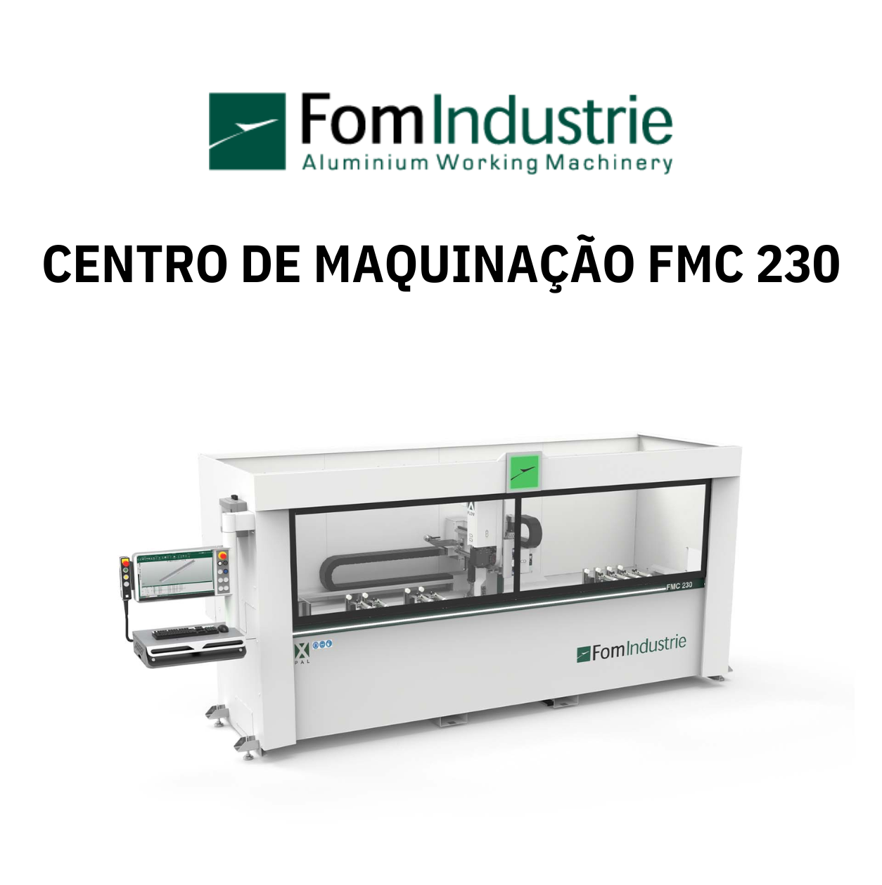 FMC 230 Serie Due – Centro de Maquinação CNC de 4 Eixos da FOM Industrie