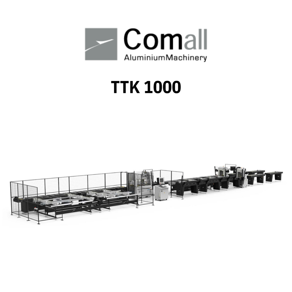 Linha de Montagem para Perfis de Alumínio com Corte Térmico COMALL TTK 1000