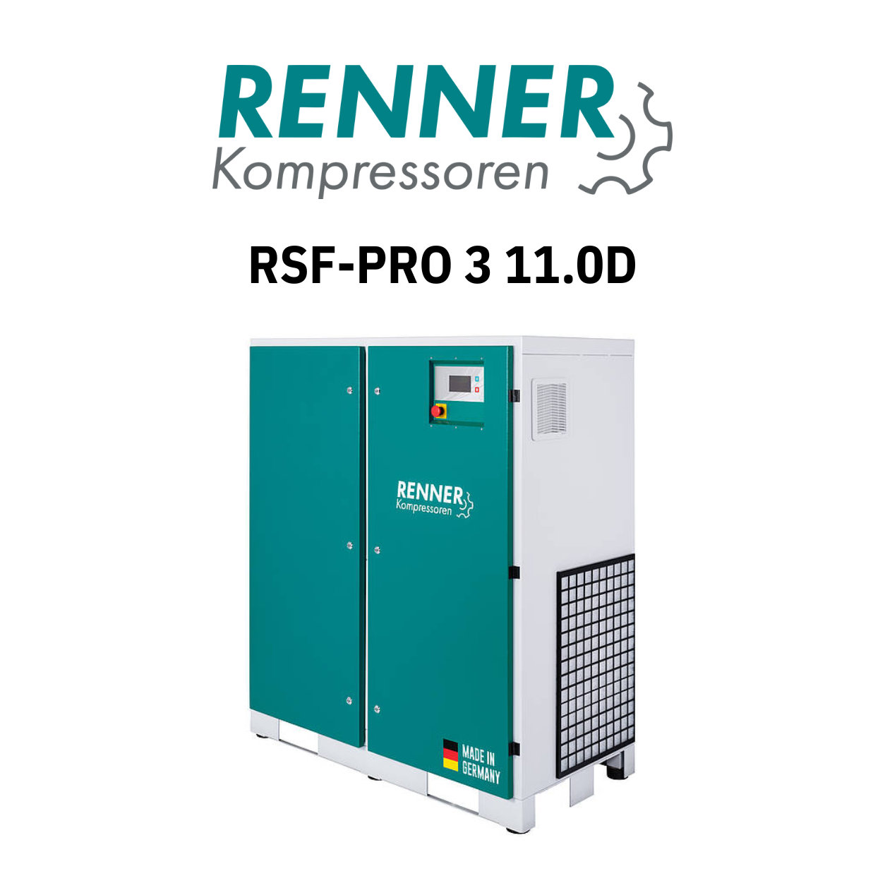 Compressor de Parafuso RENNER RSF-PRO 3 - 11.0-D