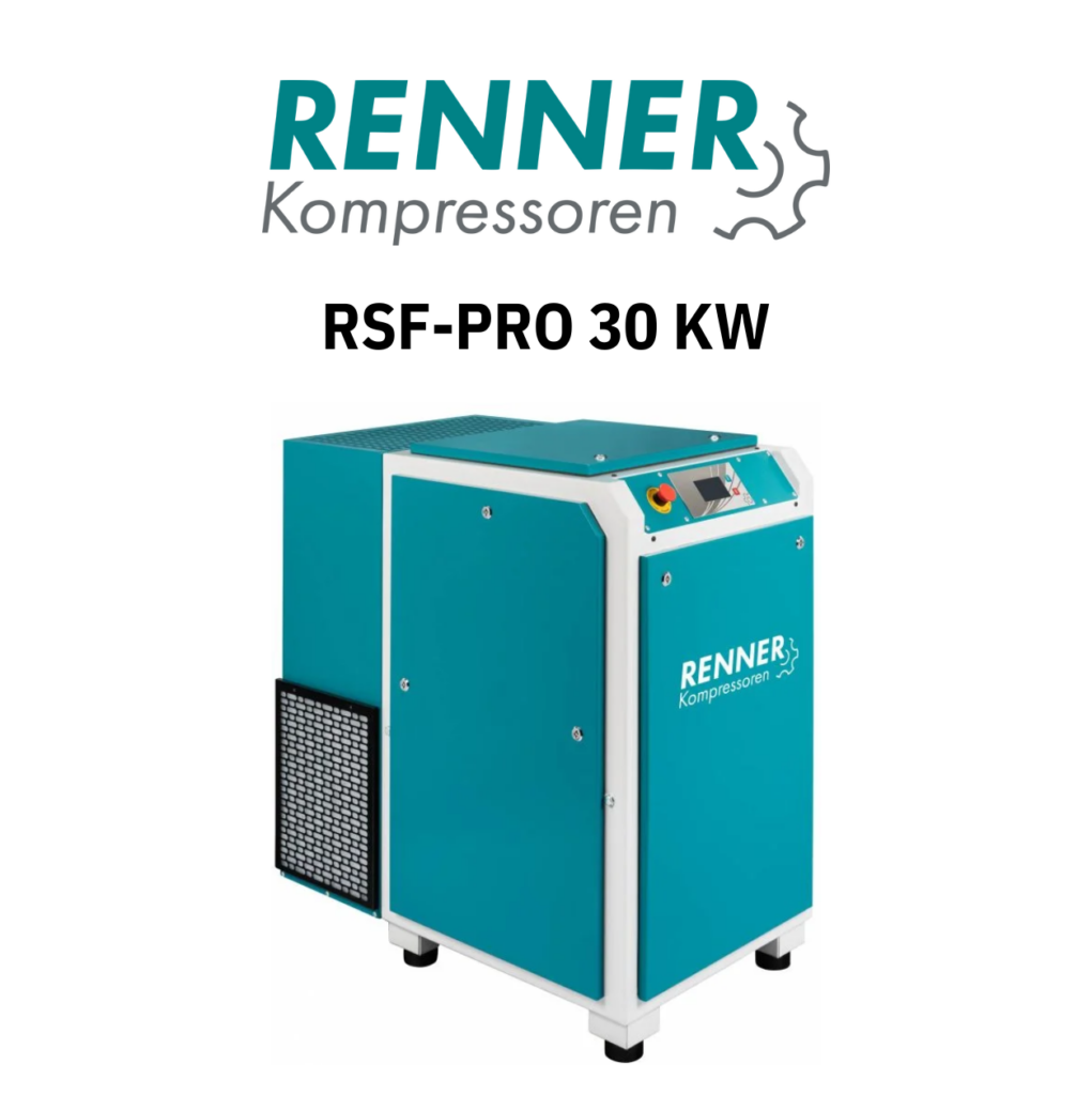 Compressor Parafuso com variador de frequência RENNER RS-PRO 30KW