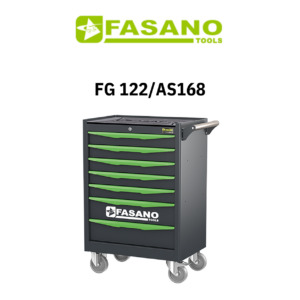 Carro de Ferramentas com Sortido de 168 ferramentas em módulos rígidos FG122/AS168