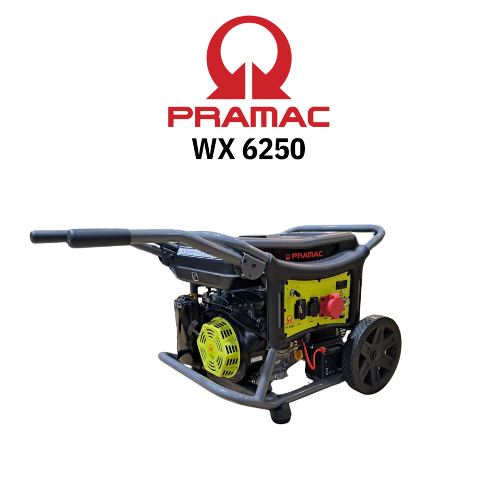 Gerador elétrico a gasolina PRAMAC WX6250