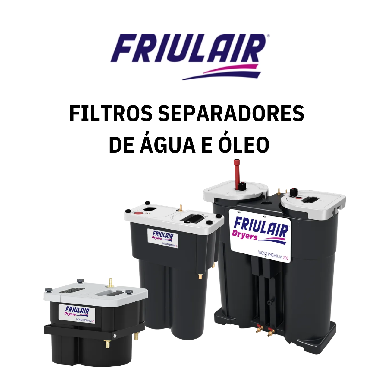 Filtros Separadores de Água e Óleo Friulair