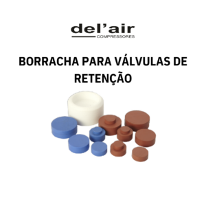 Borrachas em silicone para válvula de retenção - DEL'AIR