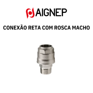 Conexão com rosca macho - AIGNEP