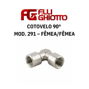 Cotovelo 90° Ghiotto Mod. 291 – Fêmea/Fêmea