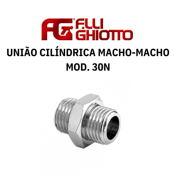 União Cilíndrica Macho-Macho – Mod. 30N