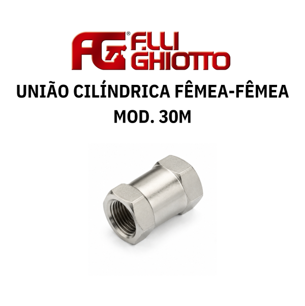 União Cilíndrica Fêmea-Fêmea – Mod. 30M