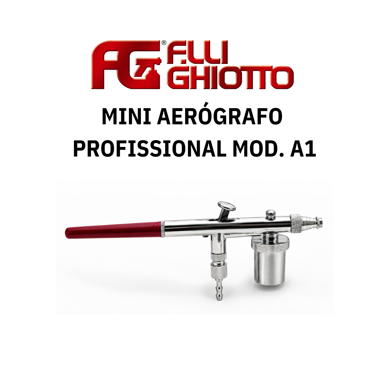 Mini Aerógrafo Profissional Ghiotto Mod. A1