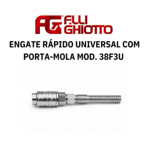 Engate Rápido Universal com Porta-Mola Ghiotto Mod. 38F3U