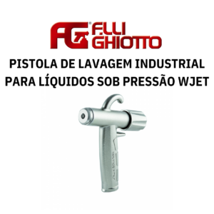 Pistola de Lavagem Industrial para Líquidos Sob Pressão Ghiotto WJET
