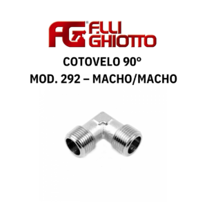 Cotovelo 90° Ghiotto Mod. 292 – Macho/Macho