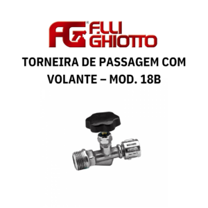 Torneira de Passagem com Volante – Ghiotto Mod. 18B