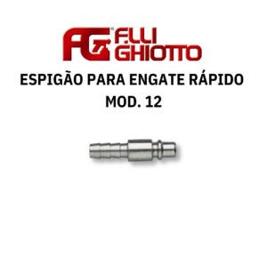 Espigão para Engate Rápido Ghiotto Mod. 12
