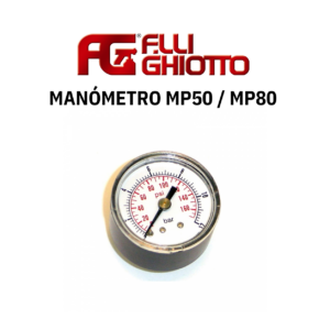 Manómetro MP50 / MP80 – 0 a 12 bar
